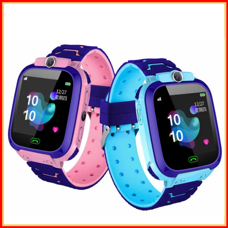 

2022new children's phone watch Smart support English, tracking, location, waterproof, SIM card-supported children's gifts, clock