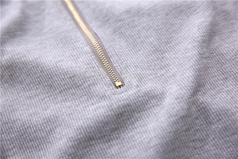 Женский Облегающий комбинезон на молнии однотонный трикотажный эластичный лето