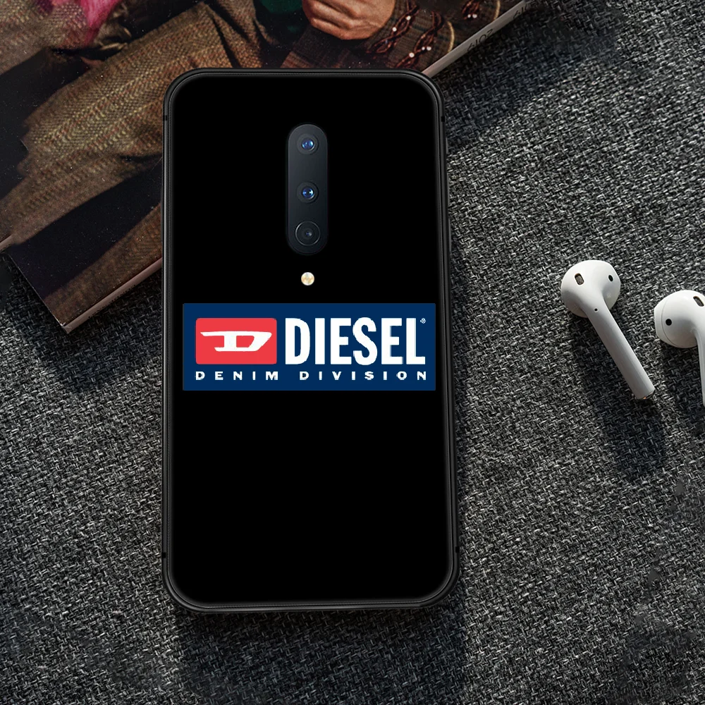 

Italian fashion brand Phone Case Cover Hull For 1+ Oneplus 5T 6 6T 7 7T 8 8T Pro black Hoesjes Trend Bumper Soft Funda Tpu Prime