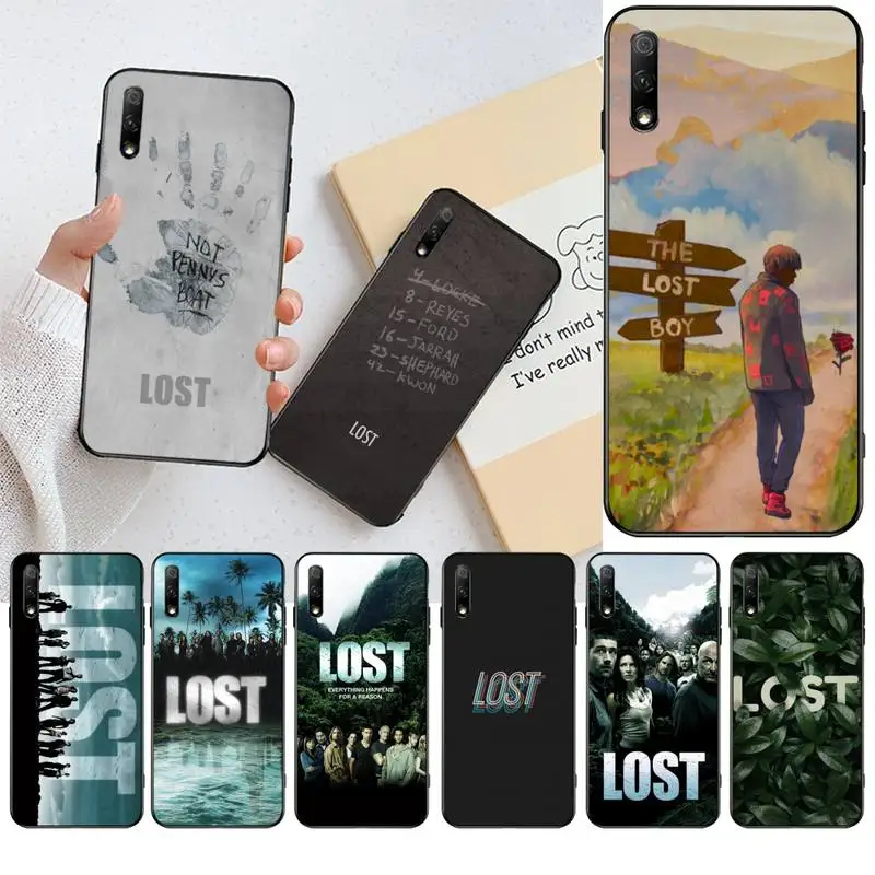 CUTEWANAN Lost People Tv Play Theme Numbers Phone Case Cover For Huawei Nova 6se 7 7pro 7se honor 7A