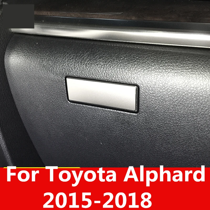 Для Toyota Alphard 2015 2018 Co pilot коробка для хранения ручка Крышка чаши протектор отделка
