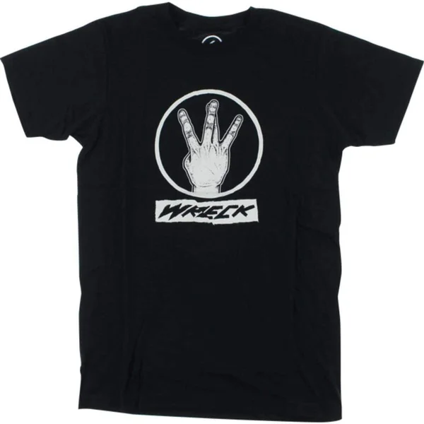 

Wreck Wheels Wreckside Black Men's Short Sleeve T-Shirt - Small