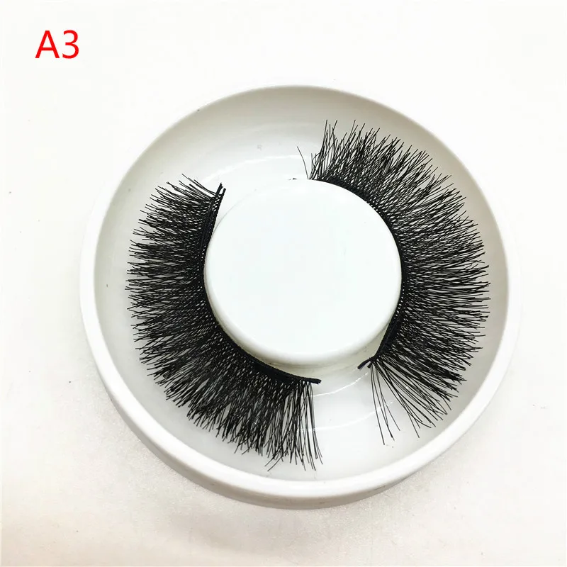 Магнитные ресницы 3D ручная работа норковые Многоразовые Накладные тройной