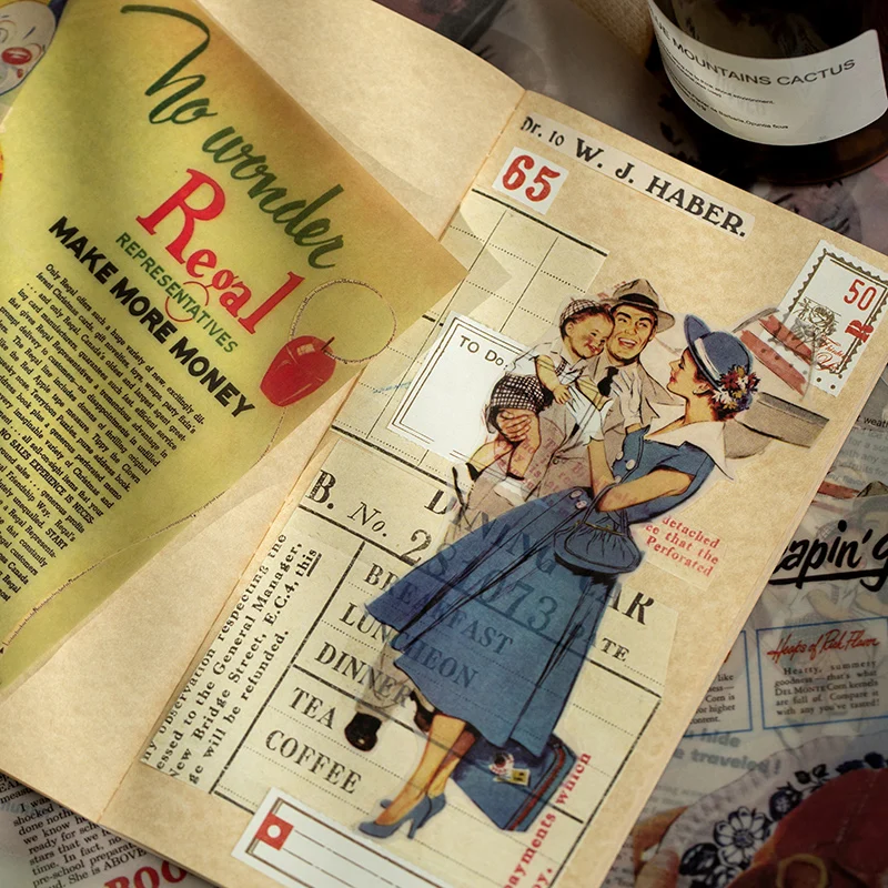 Винтажные растения Коллекционная серия книга ретро журнал цилиндр