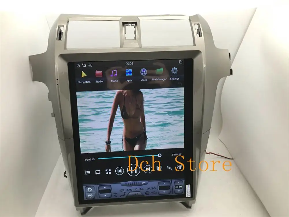 15 дюймов вертикальный Тесла стиль Android 8,1 Авто DVD gps навигация для lexus GX GX400 GX460- PX6 CARPLAY rom радио