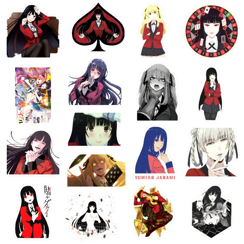 

50Pcs The Abyss Of Gambling PVC Graffiti Stickers For Suitcases, Suitcases, Guitars, Waterproof