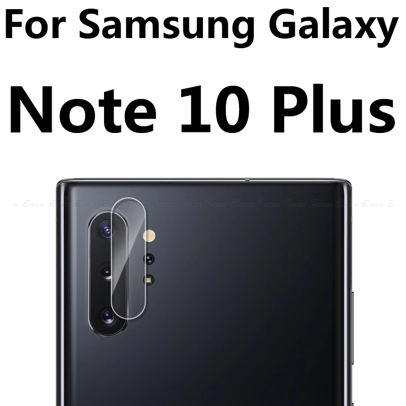 Задняя Защитная пленка для объектива камеры из закаленного стекла для samsung Galaxy S10 5G S10e S9 S8 Plus S7 edge Note 10 9 8 - Цвет: For Note 10 Plus