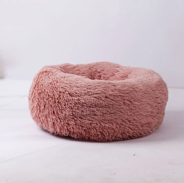 Мягкая Плюшевая кровать для маленьких больших собак зимний диван корзина кошек