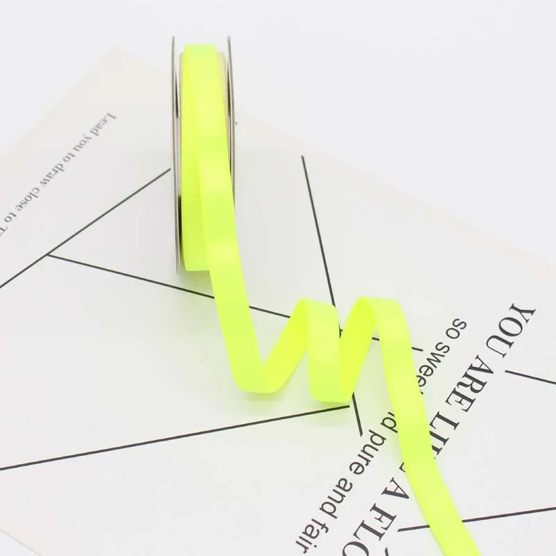 Fluorescent yellow Meetee 20 метров резинки 10 мм ширина для нижнего белья плечевой ремень бюстгальтер ремни для купальников украшение для ноутбука DIY аксессуары - Цвет: Fluorescent yellow