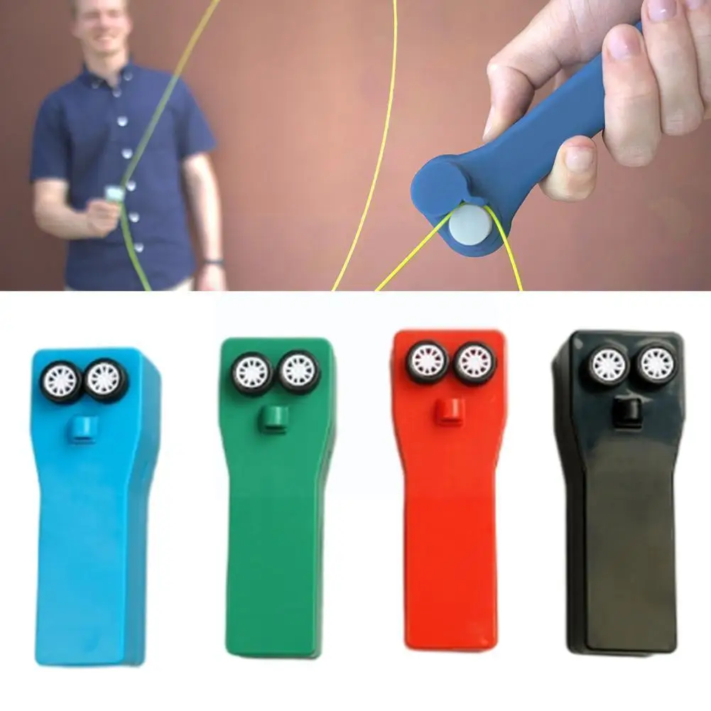

1 шт. веревочный пусковой механизм, пропеллер с веревкой, контроллер со шнурком, портативная ручная Веселая электрическая игрушка для L8u7