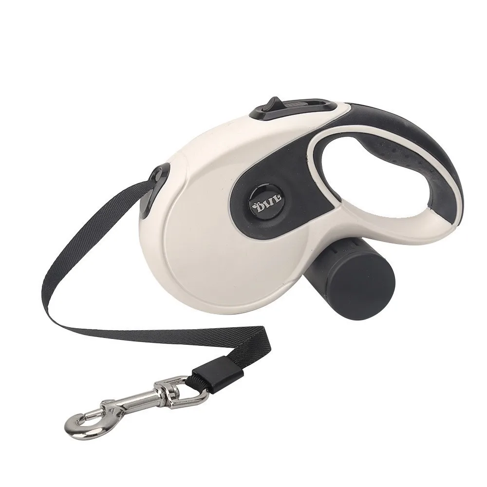 white dog Cat Leash 5 м/8 м Премиум Прочный рулетка для Большой пес питомец поводки автоматический выдвижной поводок для средних и больших собак прогулочная Тяговая веревка - Цвет: white dog Cat Leash