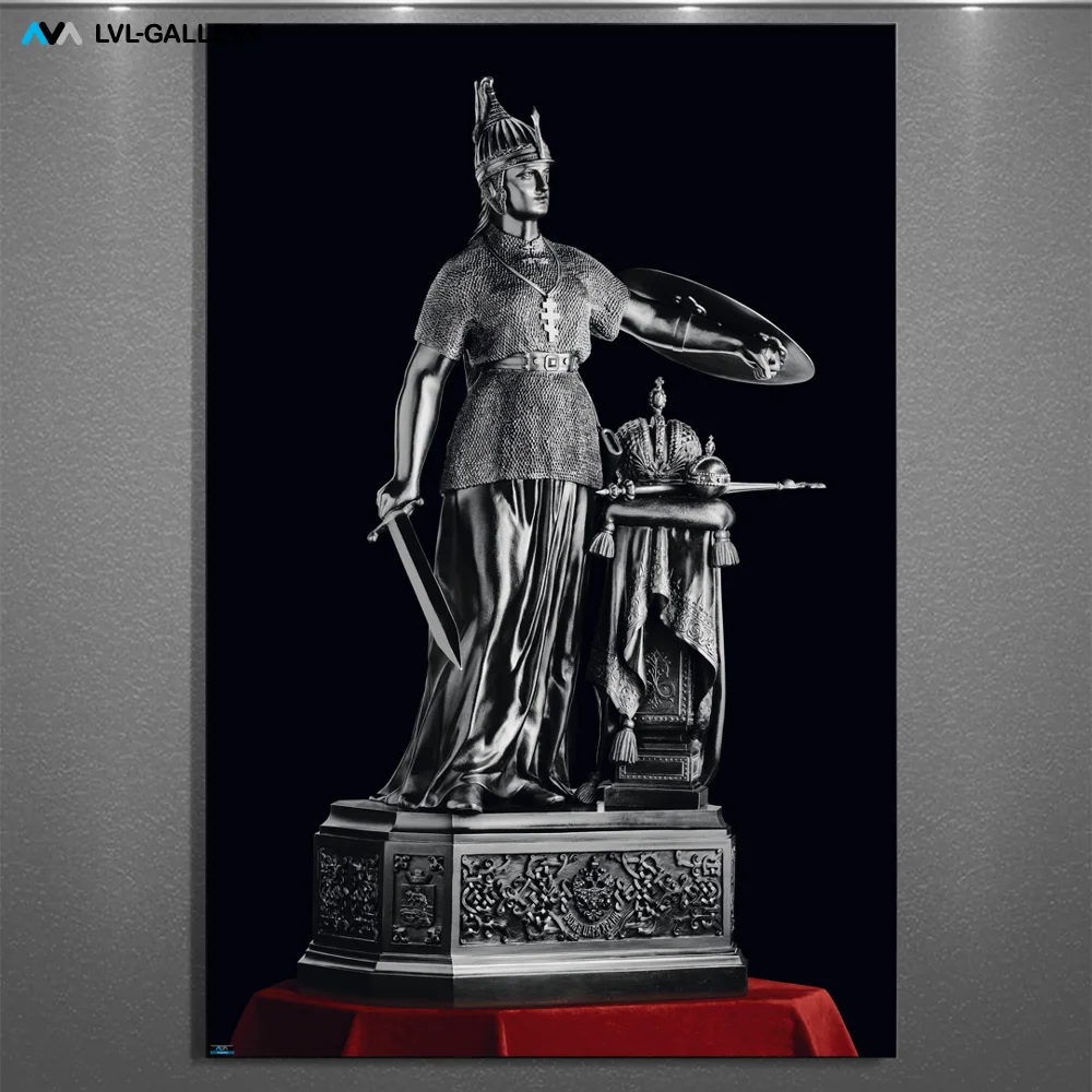 Галерейная крупноформатная картина для интерьера Скульптура &quotРоссия&quot | Дом и