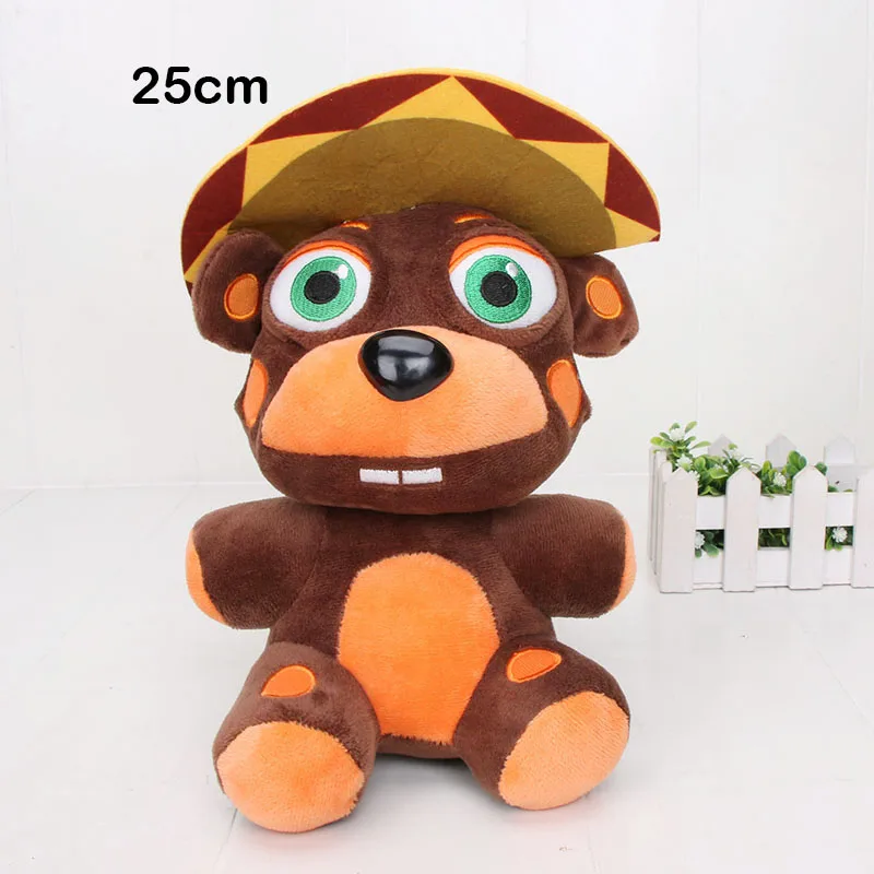 45 см Большой размер Five nights at freddy's FNAF мягкие игрушки Foxy Freddy Fazbear Бонни мангл Фокси Чика плюшевые куклы детские игрушки - Цвет: El Chip 25cm