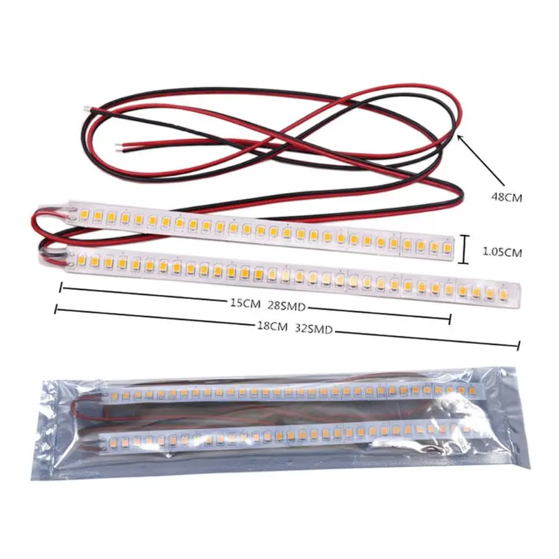 2 шт. автомобильный индикатор для зеркала заднего вида лампа стример полоса течет