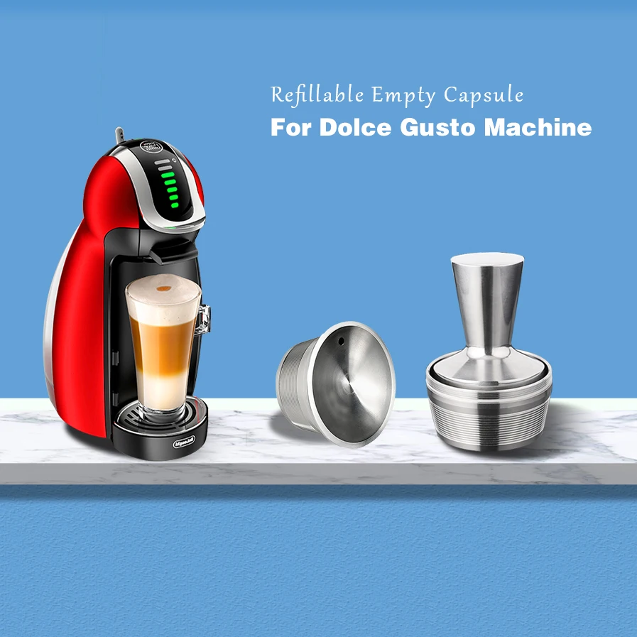 Новый капсула Nescafe Dolce Gusto пополнения Нержавеющая сталь многоразового Porte combinacapsule