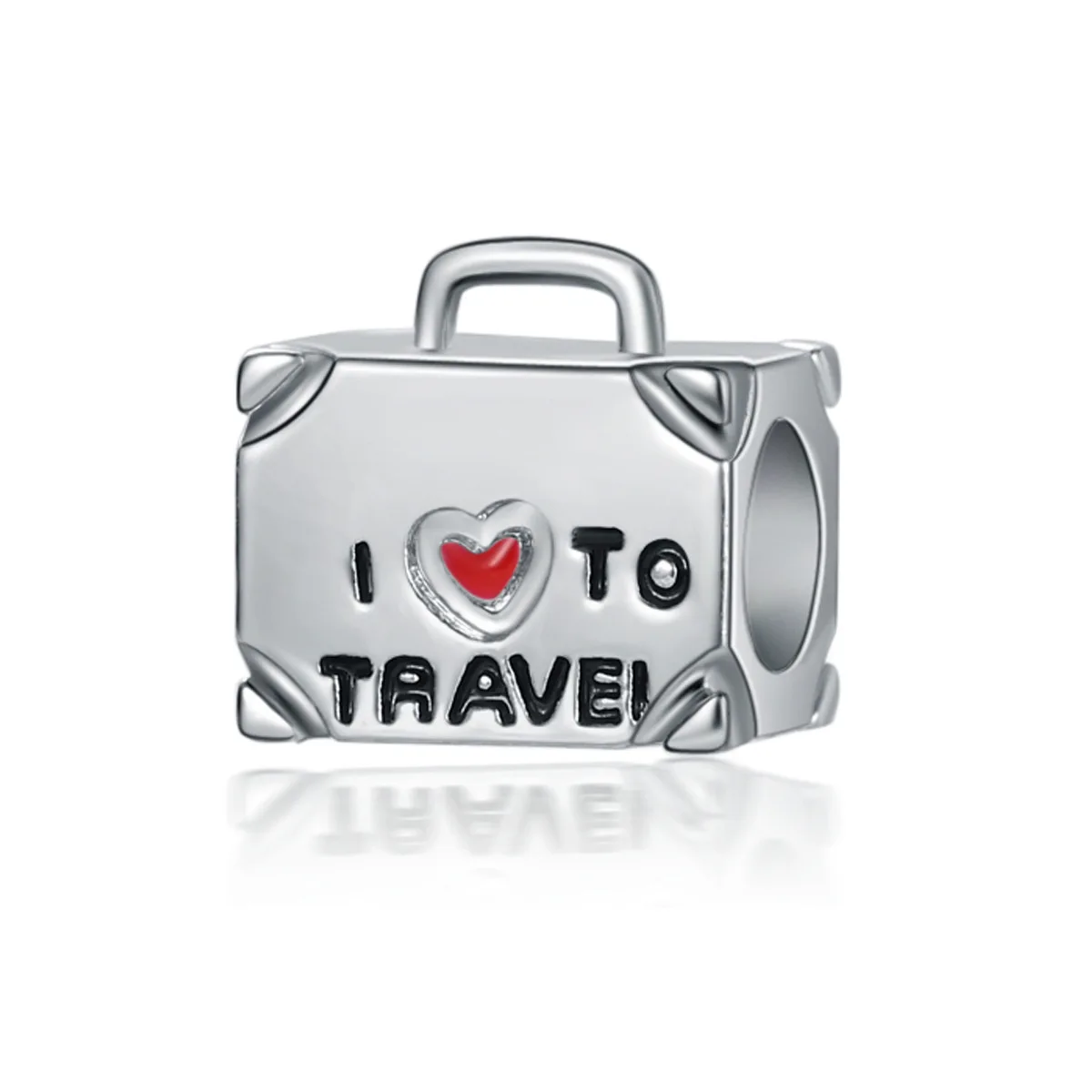 Очаровательные бусины для женского браслета с изображением рождественской елки