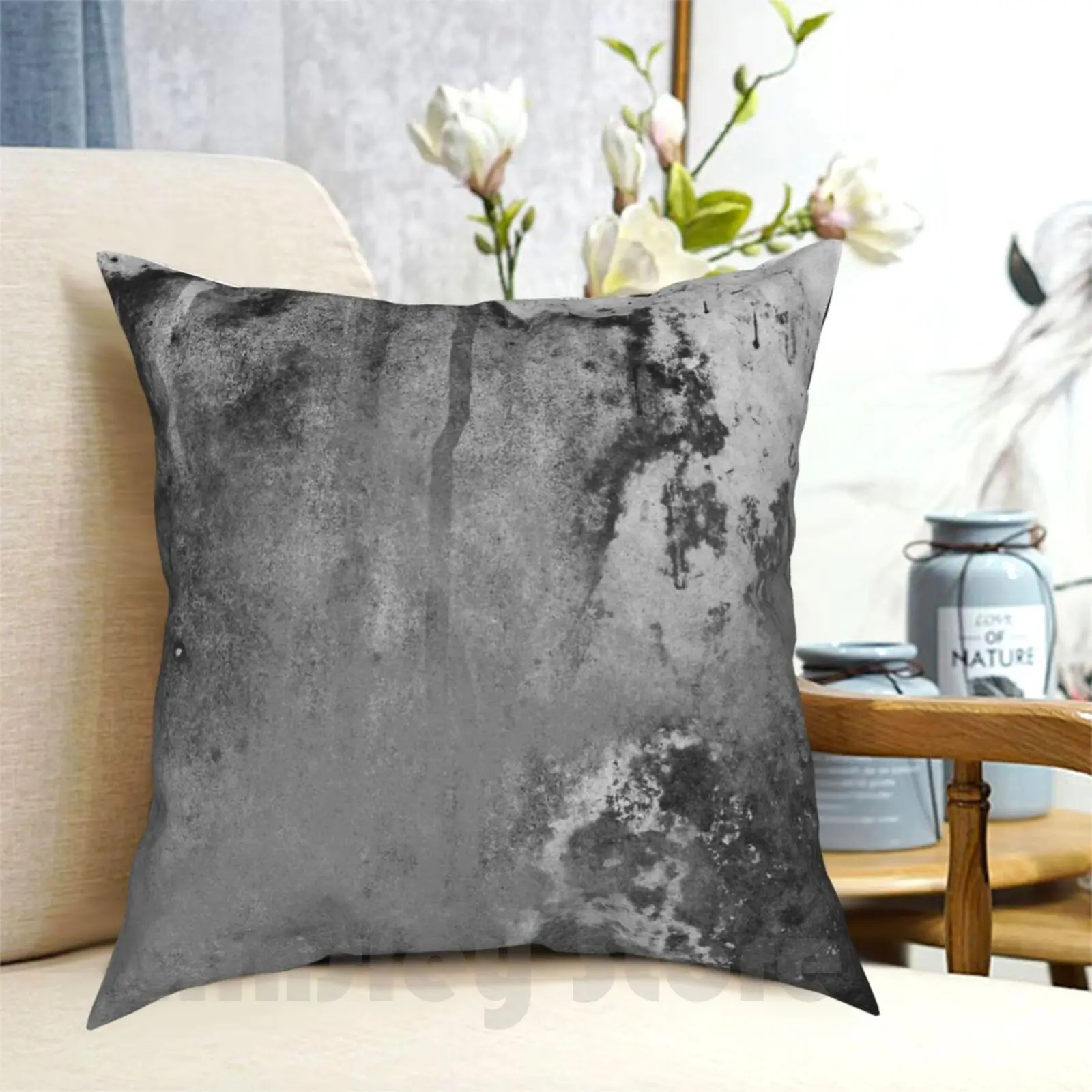 

Abstract Xv Pillow Case Printed Home Soft Throw Pillow Dust Grunge Texture Abstract Old Torn Pattern Rustic Rough Style