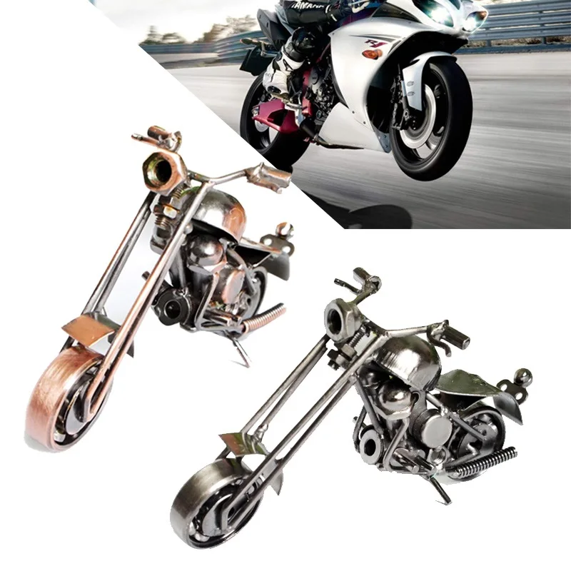 Металлические фигурки мотоциклов 15*10*7 см скульптура мотоцикла модель для детей