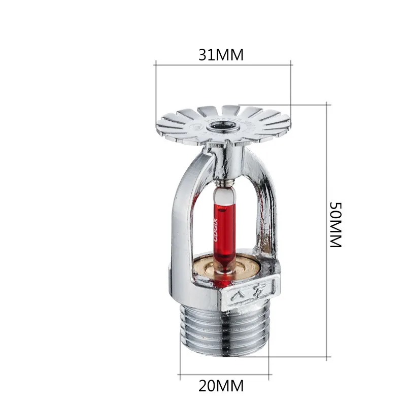 

Automatic Spraying Device 68 Degree Atomization Fire Sprinkler Drooping Type Sprinkling Water Extinguishing Safety Protection