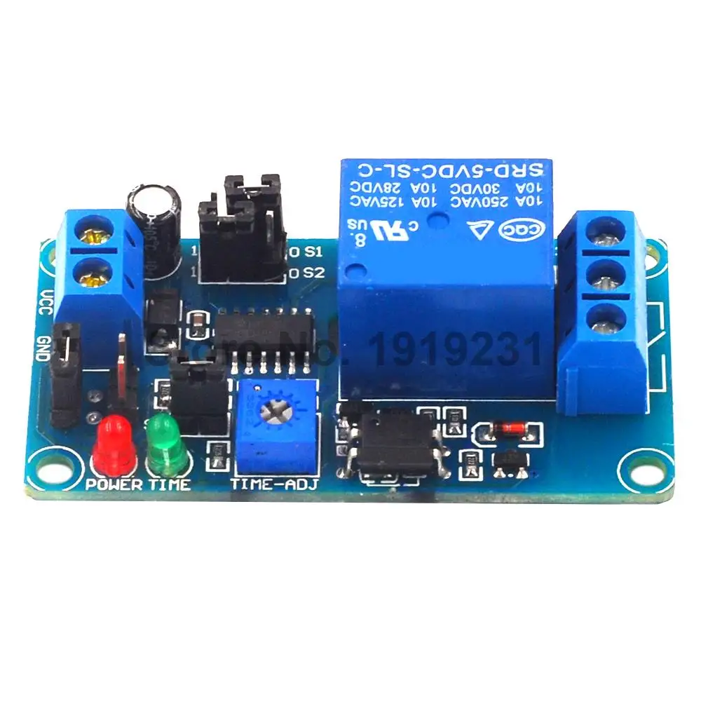 Релейный модуль переключателя задержки 5 в постоянного тока поддерживает