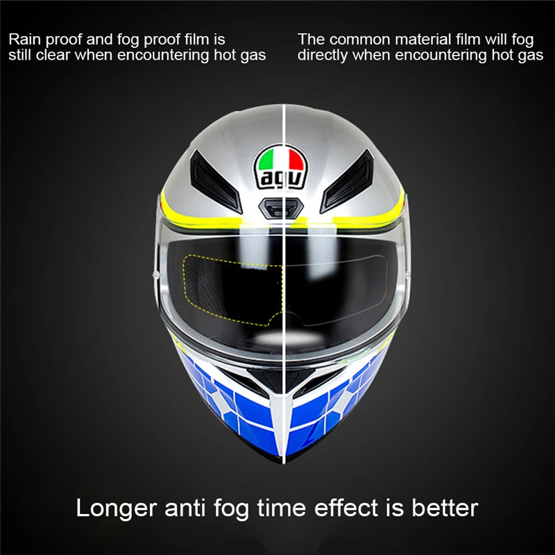 Водонепроницаемый шлем линзы патч пленка противотуманные мотоциклетные крышки