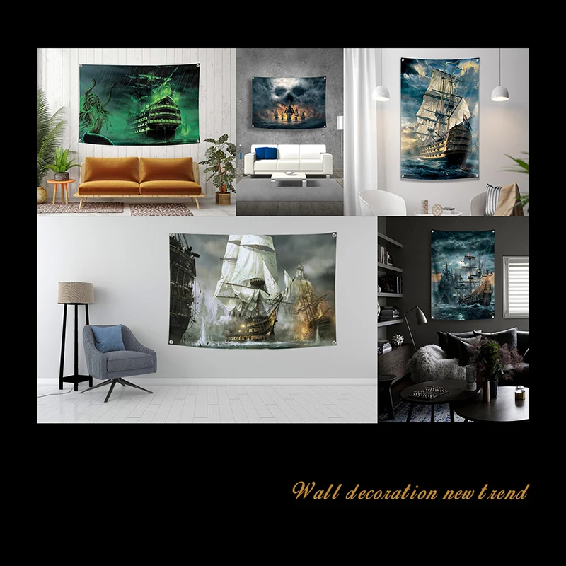 Флаг знамя на заказ украшение для дома подвесной флаг 4 втулки в углах любой