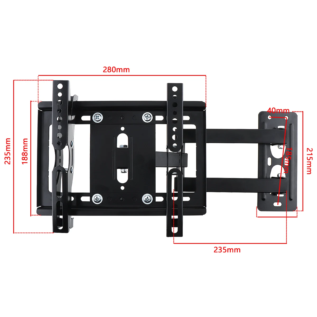 25 кг регулируемый настенный кронштейн для телевизора с плоской панелью ТВ рамка