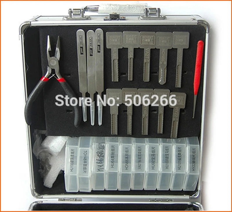 100% Оригинальный честный слесарь 10 видов формы для ключей от машины изготовление