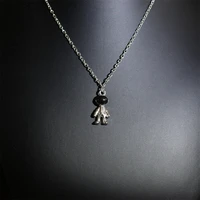 retro funny limbs robot pendant necklace mens hip hop rock party jewelry gift necklaces ffor women men kids funny