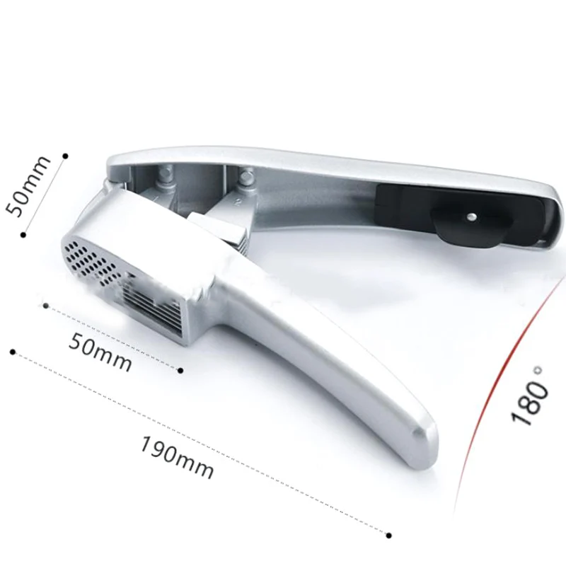 

1pc Manual Garlic Press Squeeze Aluminum Alloy Kitchen Household Gadget Accessories
