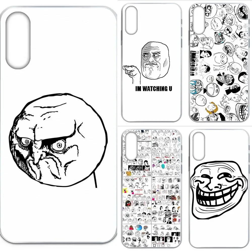 For Huawei Honor 4C 5A 5C 5X 6 6A 6X 7 7A 7C 7X 8 8C 8S 9 10 10i 20 20i Lite Pro TPU Pattern Phone Meme Comic Character Collage | Мобильные