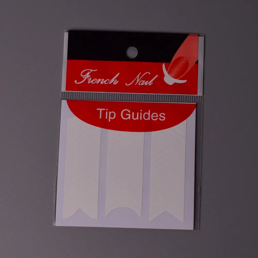 Наклейки для французского маникюра 10 шт. наклейки нейл-арта трафареты ногтей