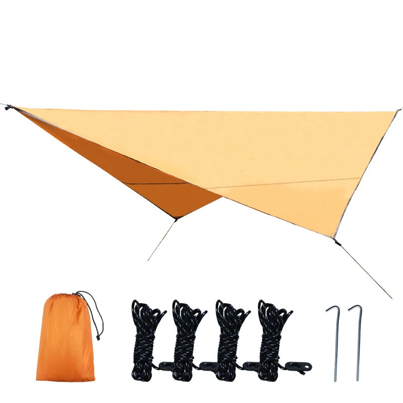 

Outdoor Hammock Awning Portable Waterproof Ripstop Easily Folding Beach Pergola Traveing Hiking Equipment UV Protection