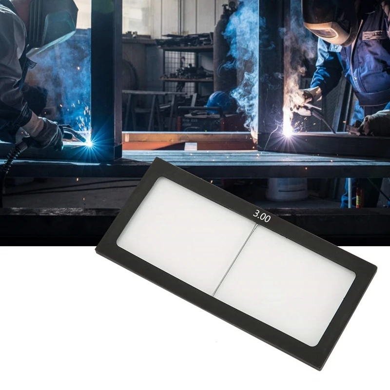 

Welding Magnifying Lens Welding Glasses Magnifier Lens for Welding Helmet Eye-Protection Welding Accessories 3.0 Diopter