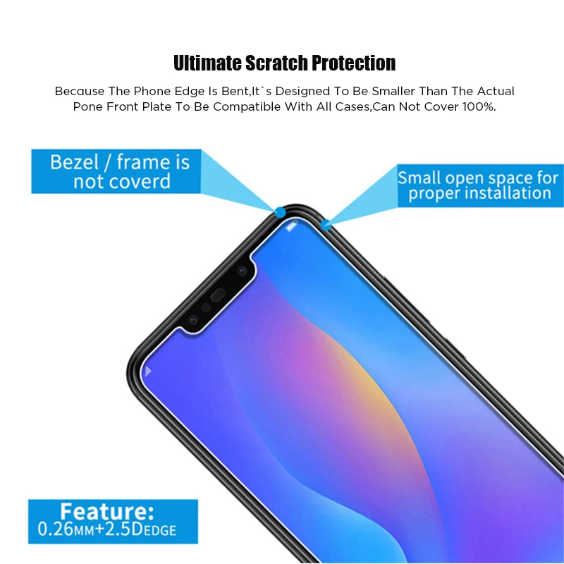 Прозрачное закаленное стекло HD для Realme U1 Q C1 C2 C3 C11 C3I защитная пленка экрана X XT X2 Pro