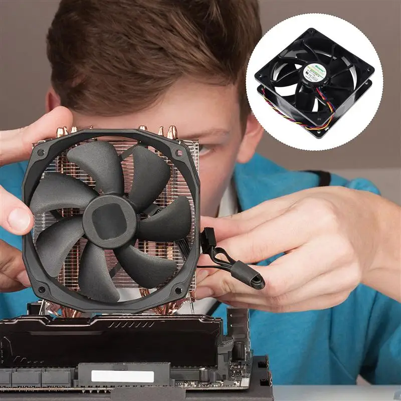 

12V 3A Computer Cooling Fan PWM Mining Machine Professional Server Radiator