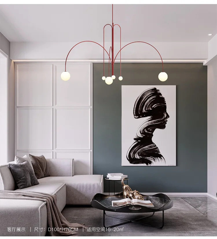 Постмодерн Креативные люстры для гостиной столовой спальни учебы кафе магазин