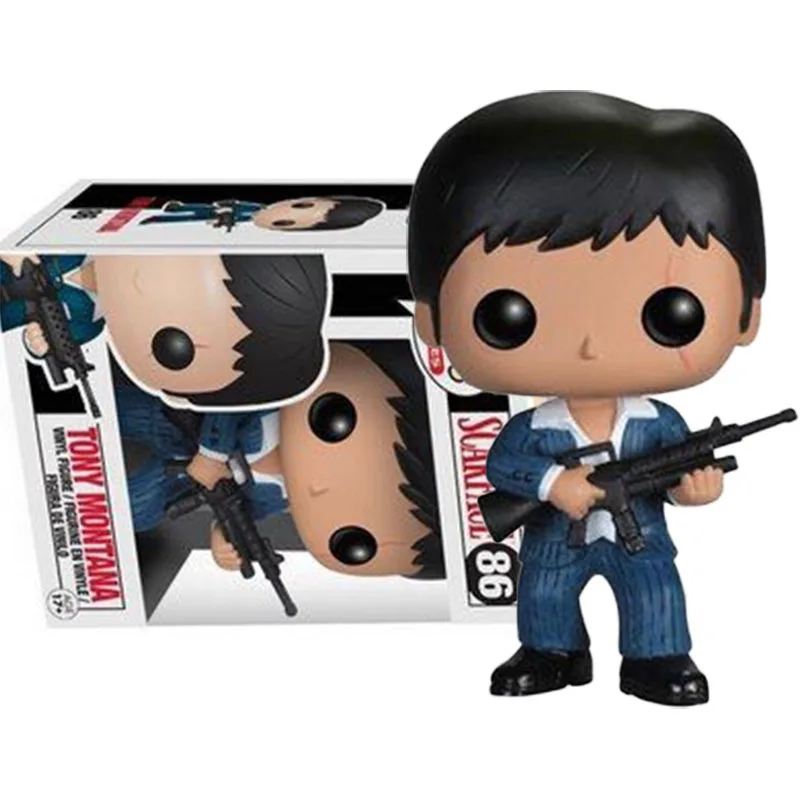 POP Scarfaces Tony Монтана #86 экшн-фигурка игрушки Коллекционная модель куклы подарок для