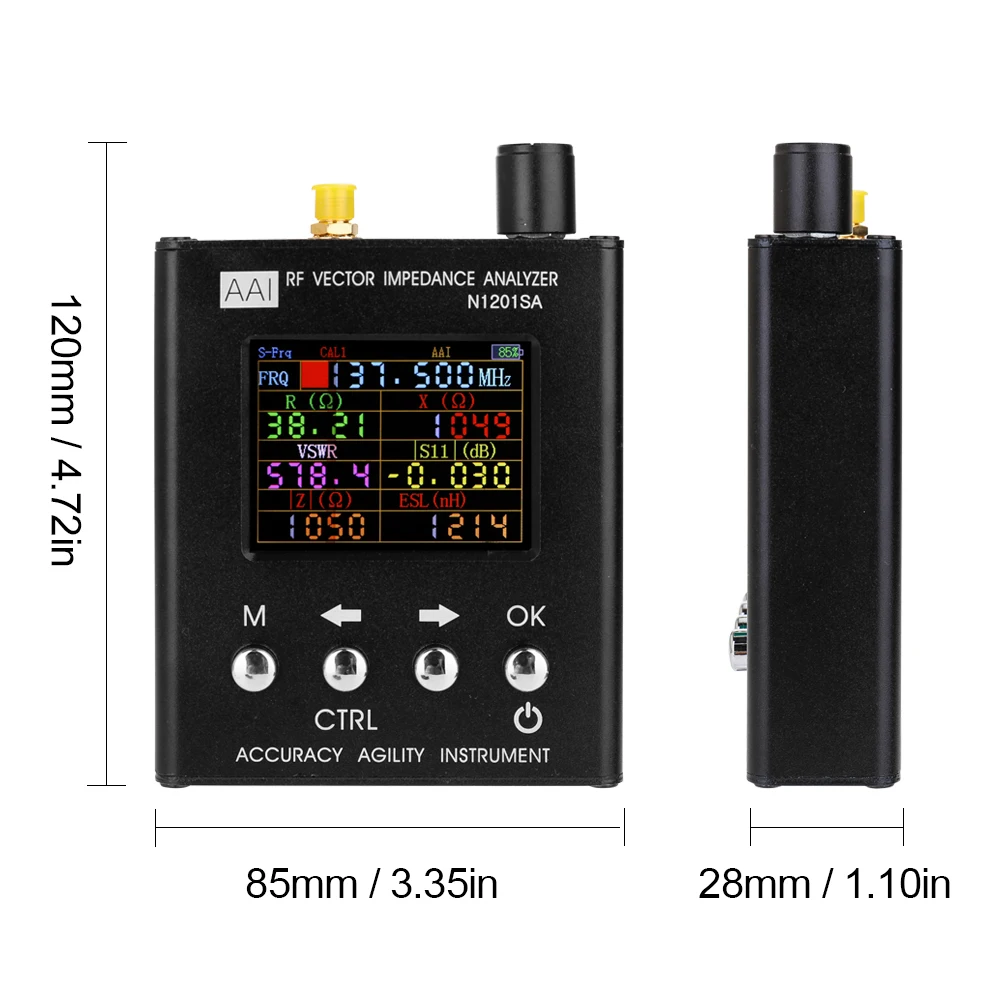 Анализатор векторного сопротивления N1201SA RF измеритель антенны SWR тестер