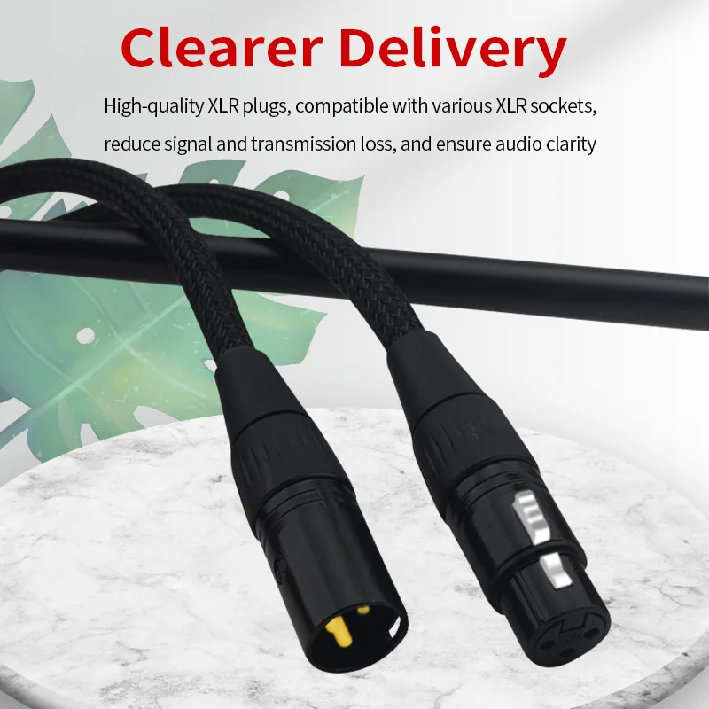 Высококачественный 6N Oxyge Бесплатный медный XLR аудиокабель сбалансированный