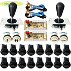 Набор для сборки аркадного кабинета, 2 игрока, с функцией нулевой задержки, usb-кодировщик для ПК, Raspberry PI, кнопка happ, snk capcom pacman