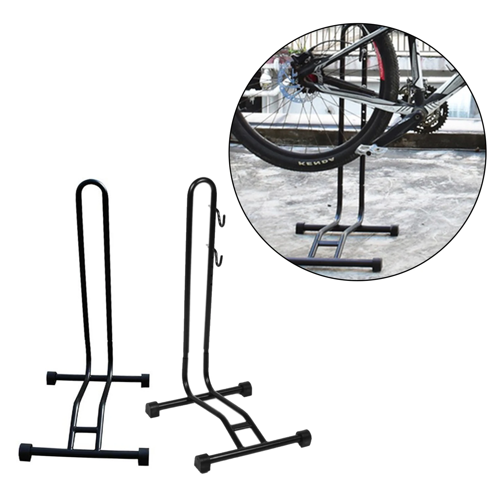 Напольная Стояночная стойка для горного велосипеда хранения с крючком простая