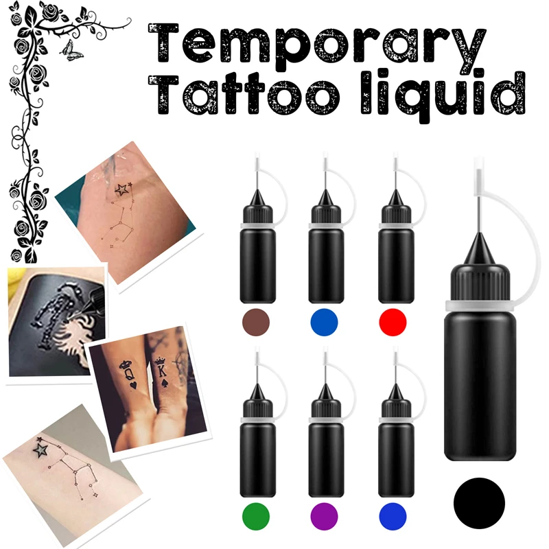 

7 Color Juice Tattoos Milk Sea Na Tattoo Liquid Semi-Reflective Tattoo Liquid