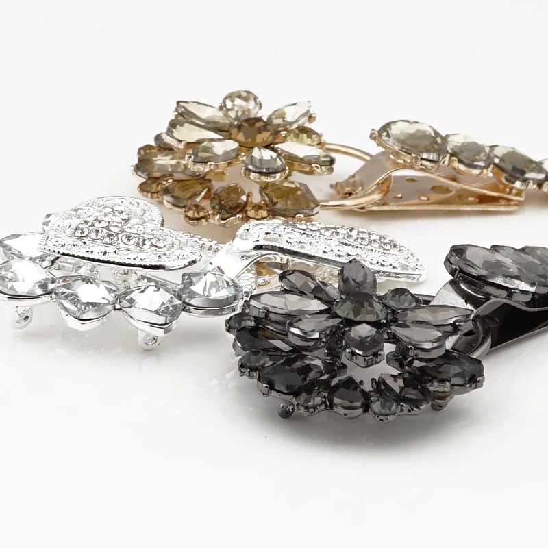 1 шт. набор шнеков из сплава с пряжкой утиного клюва швейные пуговицы со стразами