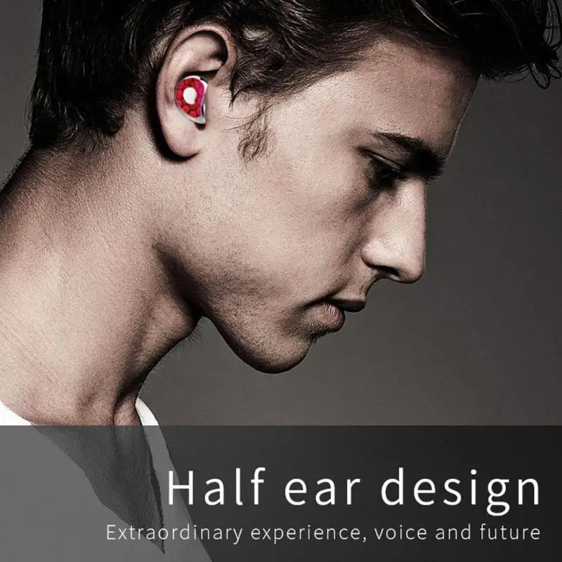 Миниатюрные Bluetooth наушники TWS 5 0 портативные Беспроводные спортивные 6D Hifi