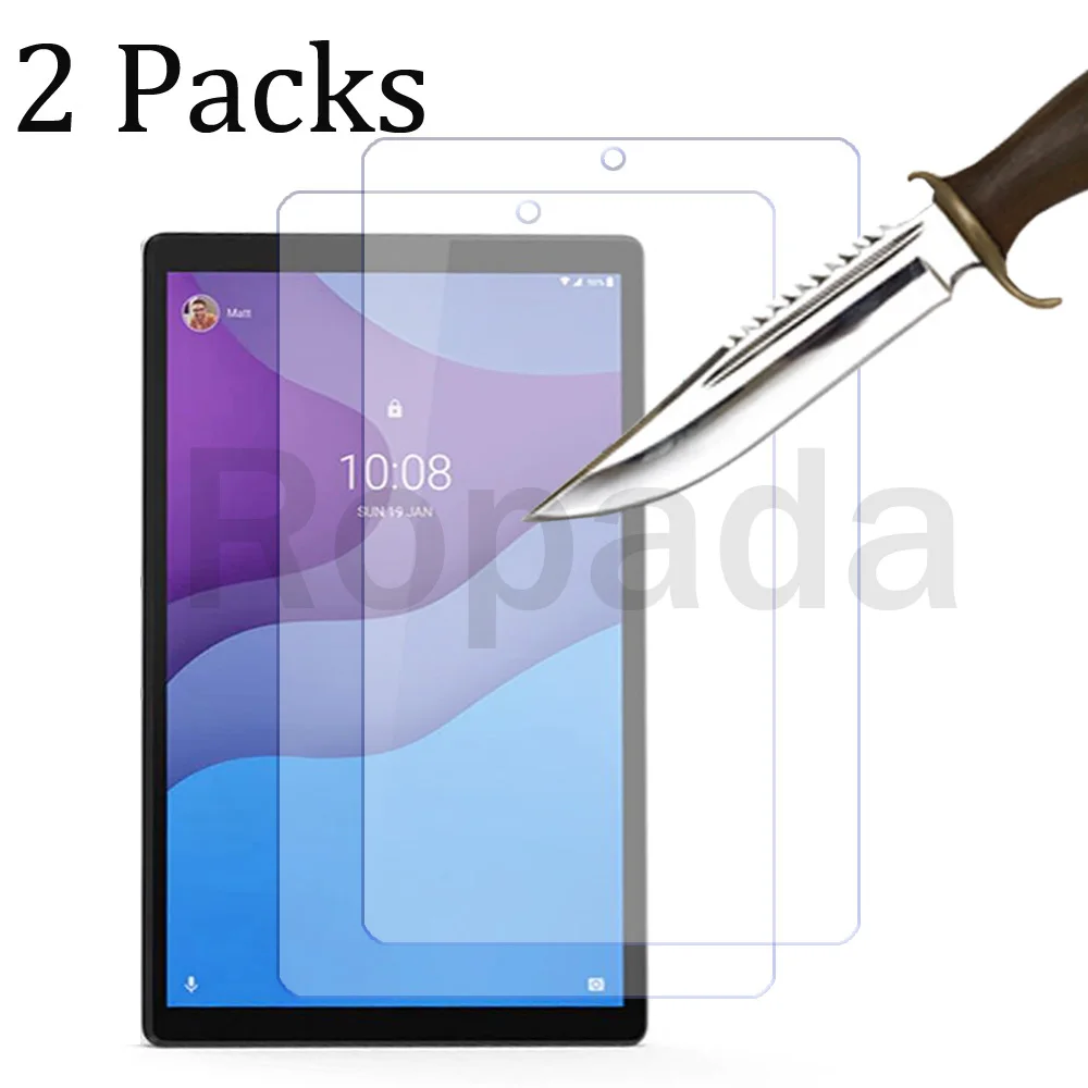 2 упаковки закаленное стекло для экрана Lenovo tab M10 HD/FHD REL Plus го поколения 10 1 дюйма
