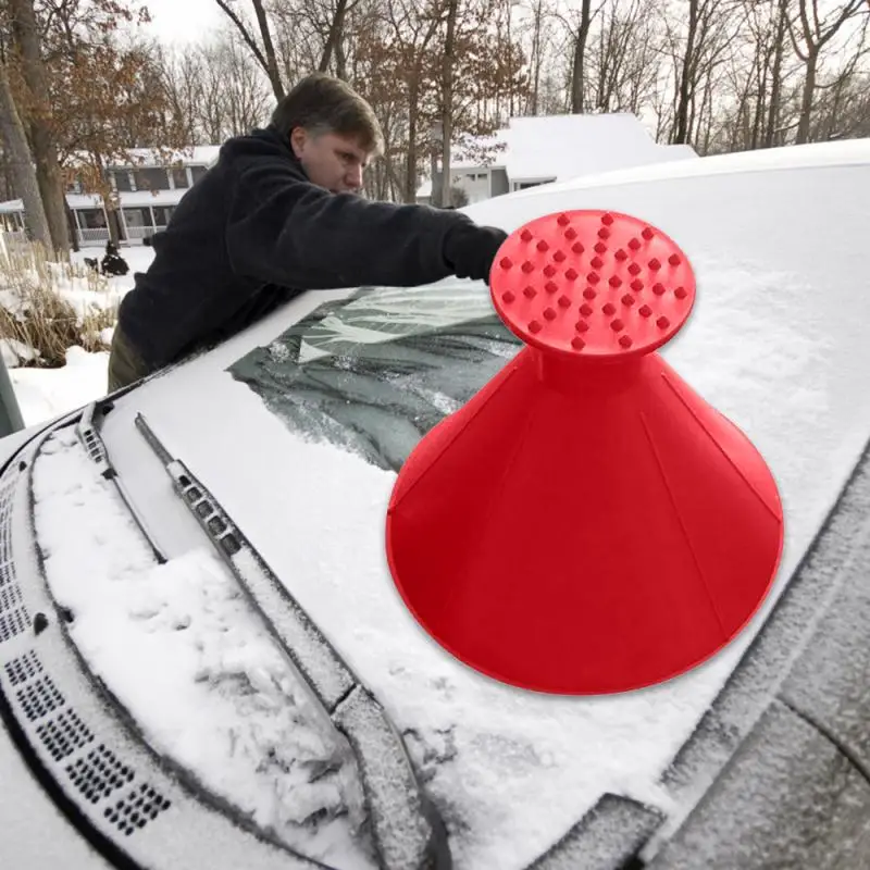 

Magic Cone-Shaped Windshield Ice Scraper Snow Shovel Tool Three-piece suit Car washer Car Cleaning Car brush
