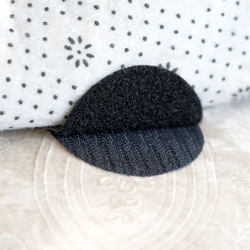 10 пар в комплекте Самоклеящиеся Нескользящие коврики крепежа наклейки