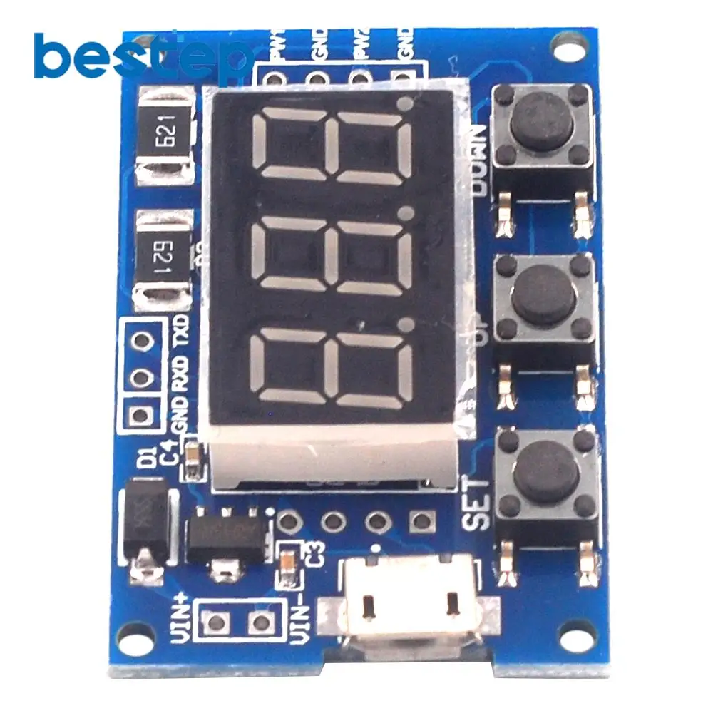 DC 5-30V Micro USB 5V независимый pwm генератор сигналов 2-канальный двухканальный цифровой