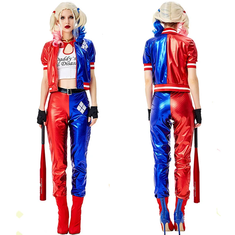 Женский карнавал для родителей и детей костюм клоуна Джокера Хэллоуина отряд